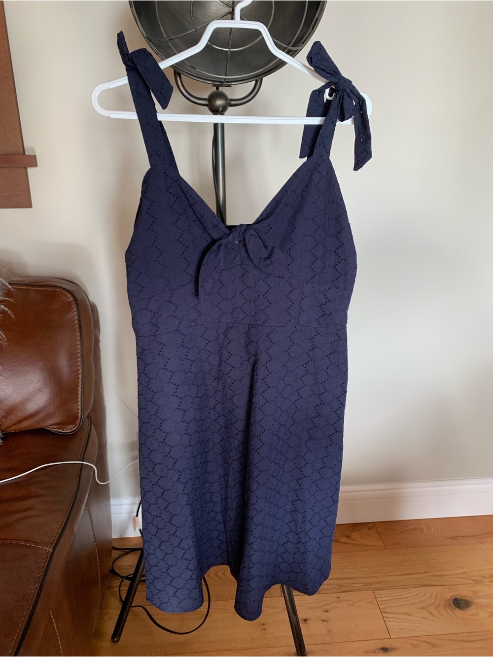 PICK ANY 3 ITEMS FOR $10 - BB DAKOTA Navy Eyelet Tie-Shoulder Sundress